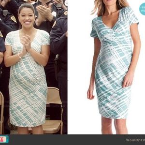 Seraphine Abella Maternity Wrap Dress - Sea Breeze - Size 4